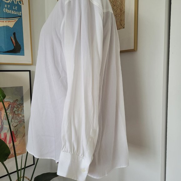 UNIQLO Women’s XL Popover Blouse White - Picture 6 of 6